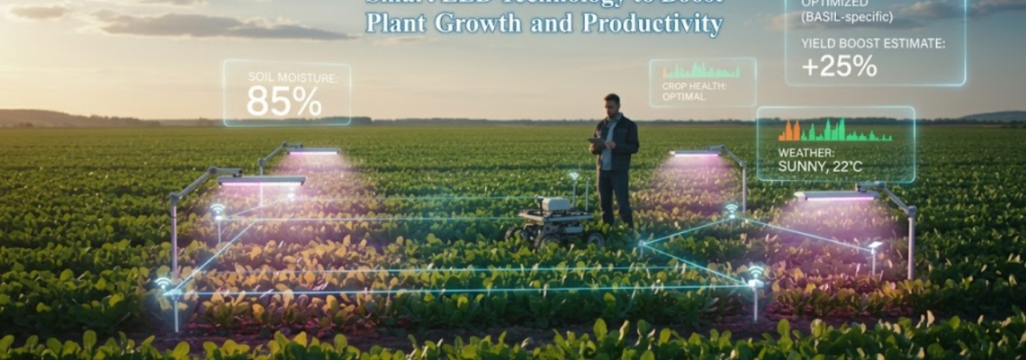 From Seed to Harvest: Using Smart LED Technology to Boost Plant Growth and Productivity