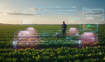 From Seed to Harvest: Using Smart LED Technology to Boost Plant Growth and Productivity