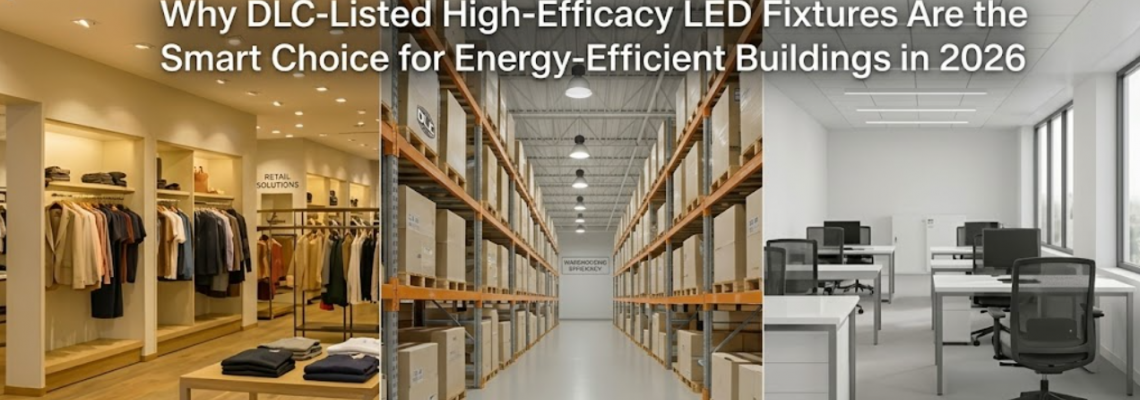 Why DLC-Listed High-Efficacy LED Fixtures Are the Smart Choice for Energy-Efficient Buildings in 2026