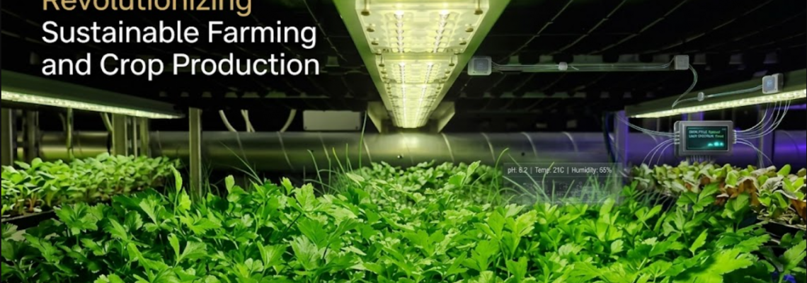 How Smart LED Grow Lights Are Revolutionizing Sustainable Farming and Crop Production