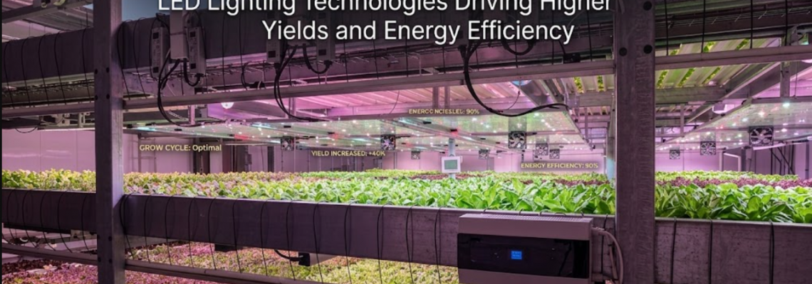 The Future of Agriculture: LED Lighting Technologies Driving Higher Yields and Energy Efficiency