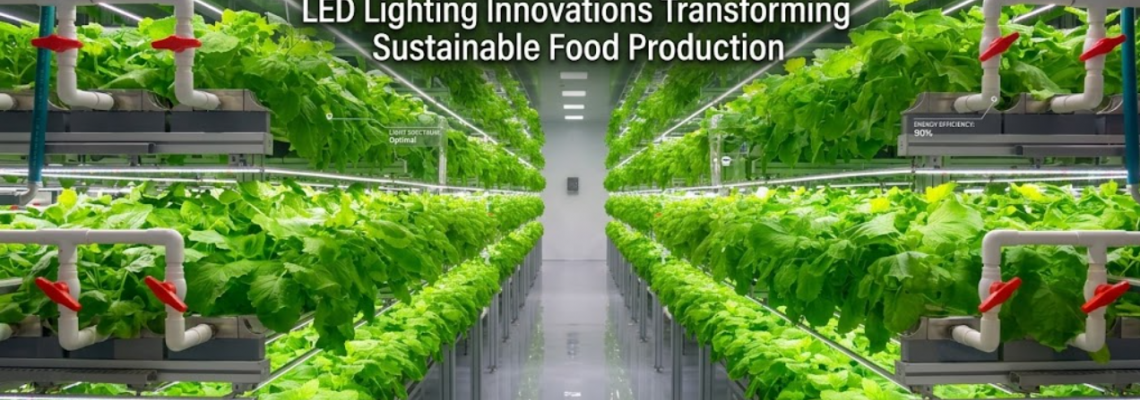 From Greenhouses to Vertical Farms: LED Lighting Innovations Transforming Sustainable Food Production