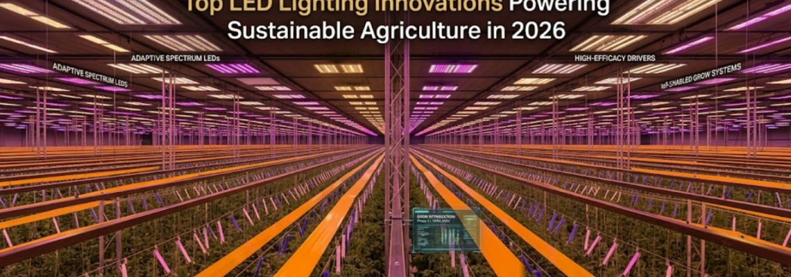 Top LED Lighting Innovations Powering Sustainable Agriculture in 2026