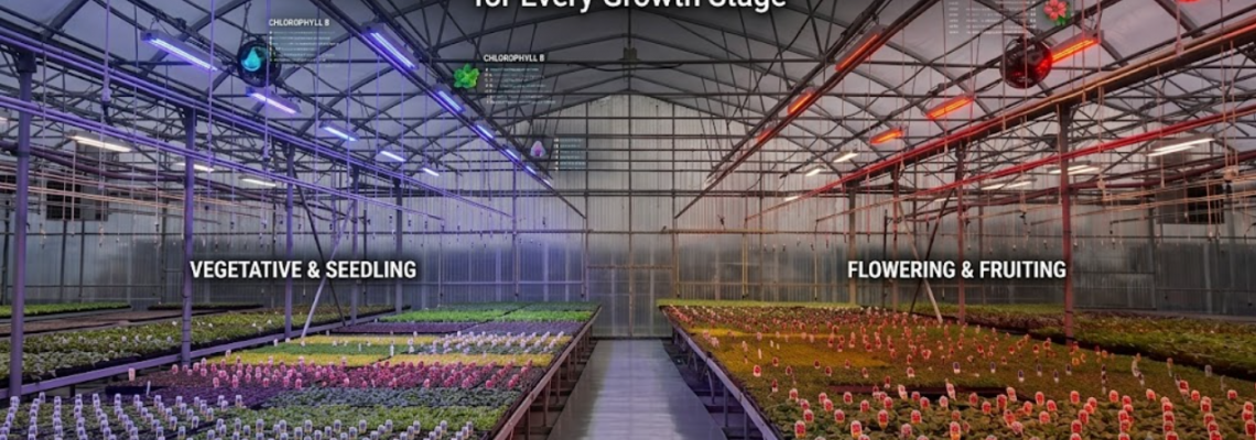 From Blue to Red: How Tunable Spectrum Technology Adapts Lighting for Every Growth Stage