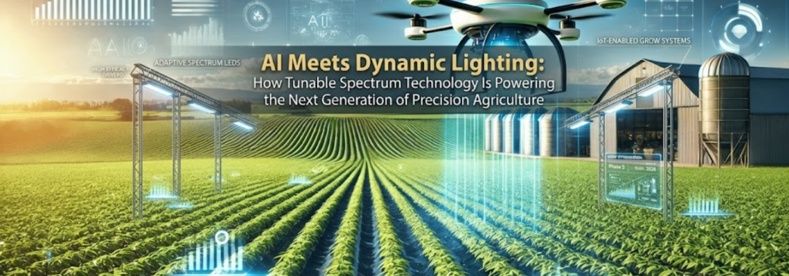 AI Meets Dynamic Lighting: How Tunable Spectrum Technology Is Powering the Next Generation of Precision Agriculture