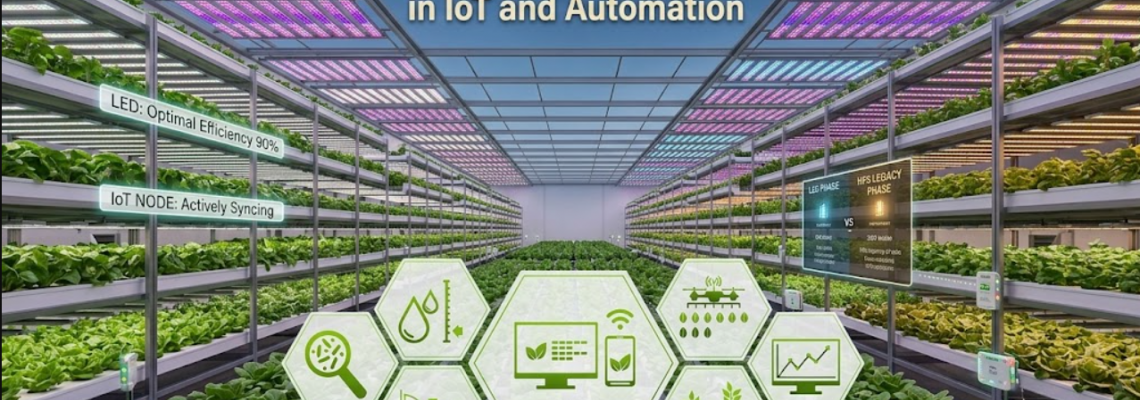 Smart Farming Integration: Why LEDs Outshine HPS in IoT and Automation