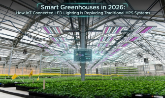 Smart Greenhouses in 2026: How IoT-Connected LED Lighting Is Replacing Traditional HPS Systems