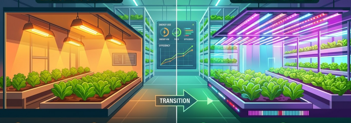 From HPS to LEDs: Why Smart Farms Are Upgrading Their Grow Lighting Systems
