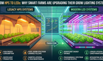 From HPS to LEDs: Why Smart Farms Are Upgrading Their Grow Lighting Systems