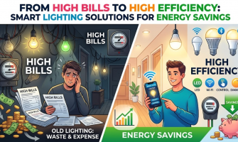 From High Bills to High Efficiency: Smart Lighting Solutions for Energy Savings