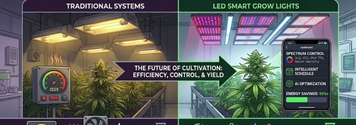LED Takeover: Why Smart Grow Lights Are Replacing Traditional Systems