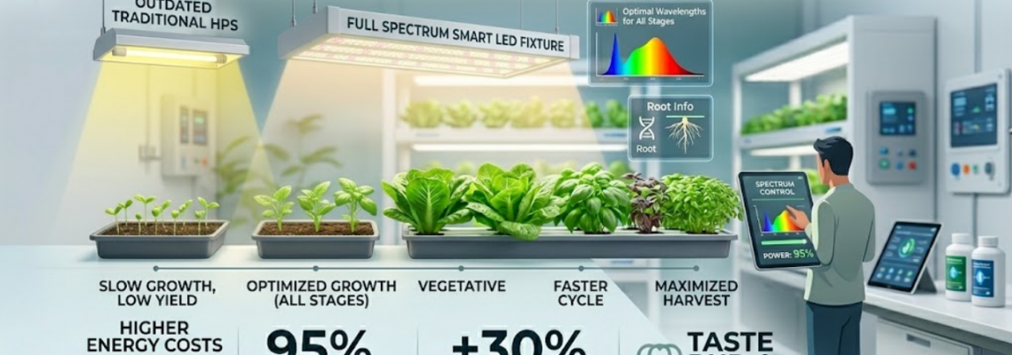 LED Takeover: Why Smart Grow Lights Are Replacing Traditional Systems