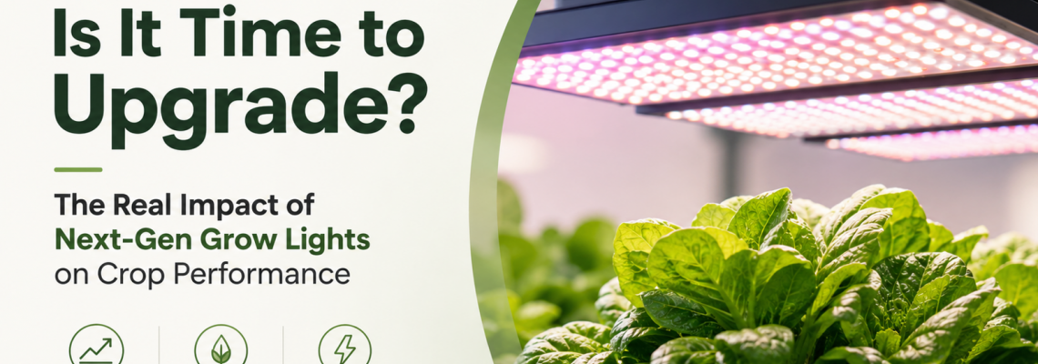 Is It Time to Upgrade? The Real Impact of Next-Gen Grow Lights on Crop Performance