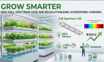 Grow Smarter: Why Full Spectrum LEDs Are Revolutionizing Hydroponic Farming