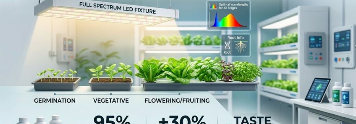 From Seed to Harvest: Why Hydroponic Growers Are Switching to Full Spectrum LEDs