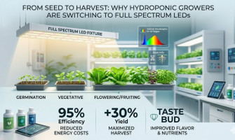 From Seed to Harvest: Why Hydroponic Growers Are Switching to Full Spectrum LEDs
