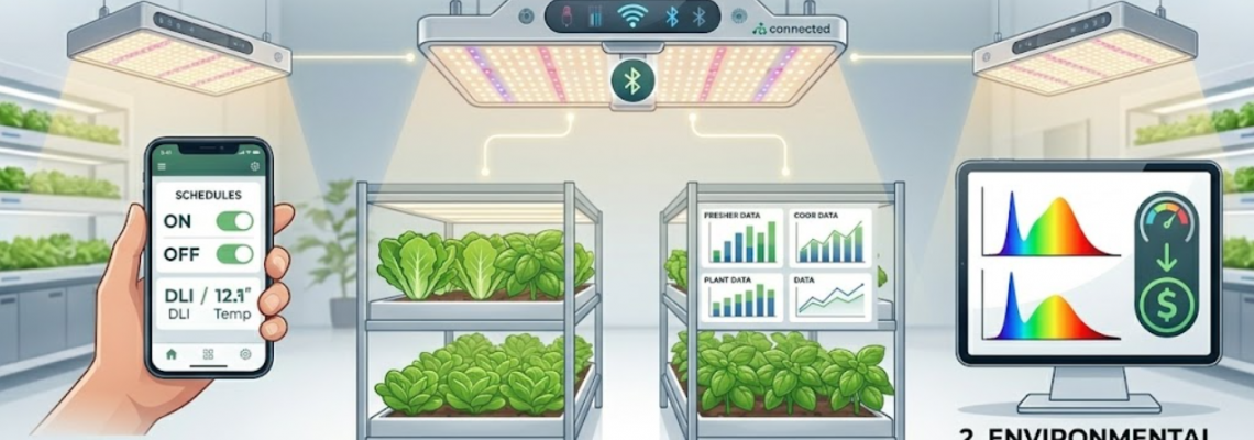 The Future of Smart Lighting: Benefits of IoT Integration in Modern LED Grow Lights